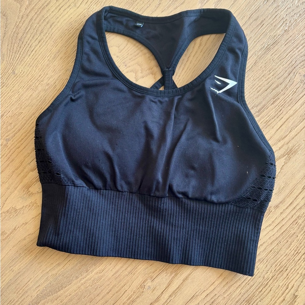 Black Gymshark Women's Sports Bra